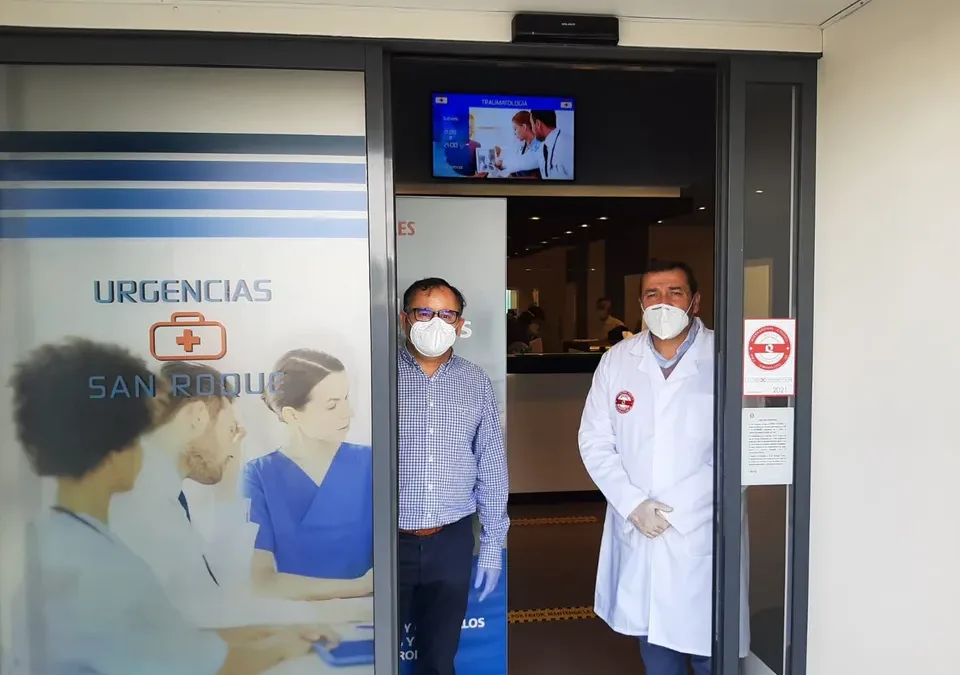 Urgencias San Roque obtienen el Sello QSostenible Virus Safe que certifica que sus clínicas son espacios seguros